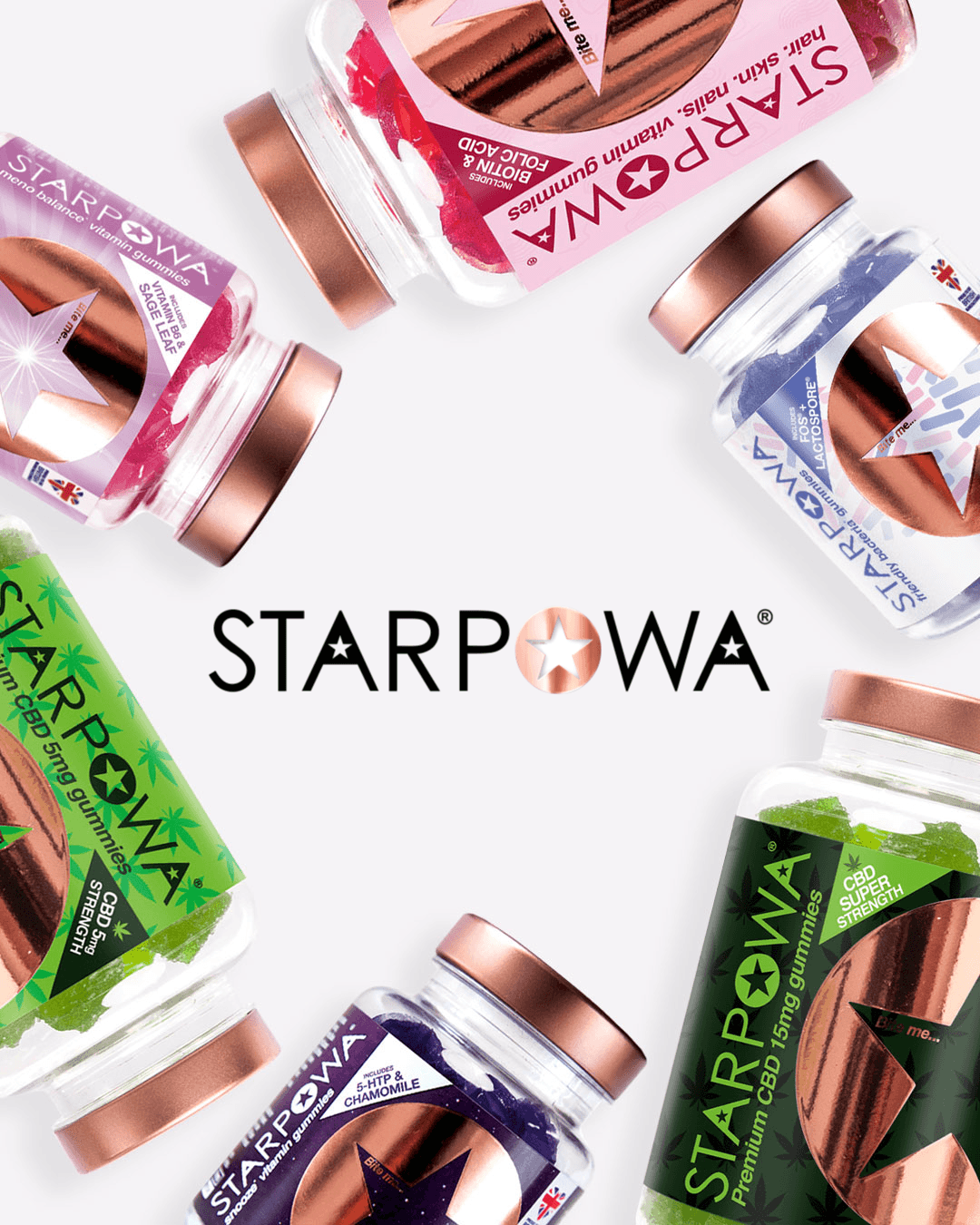 The UK’s No.1 Vegan Vitamin Gummy Company
– STARPOWA UK