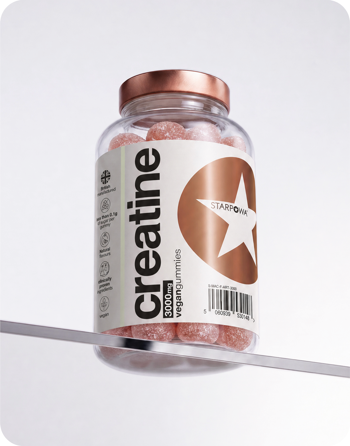 is 3000 mg of glutathione too much creatine 3000mg gummies | Vegan Low-Sugar Energy Gummies Optimizing Brain Biology Through
