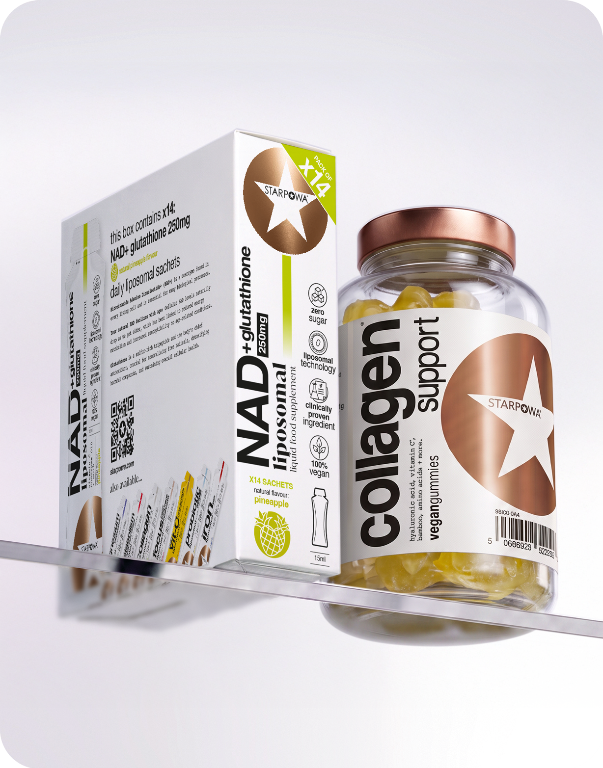 NAD+ Glutathione + Collagen Support