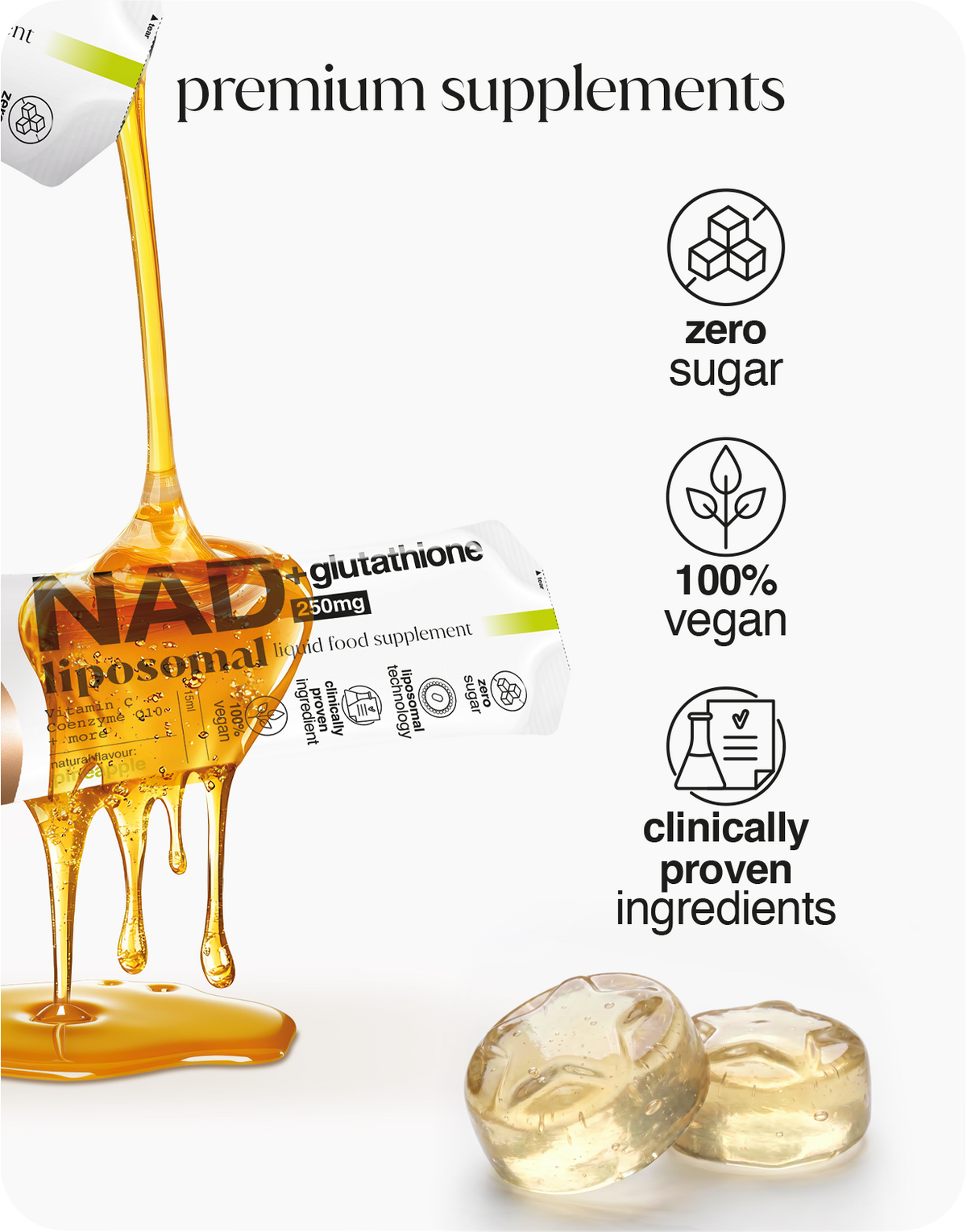 NAD+ Glutathione + Collagen Support