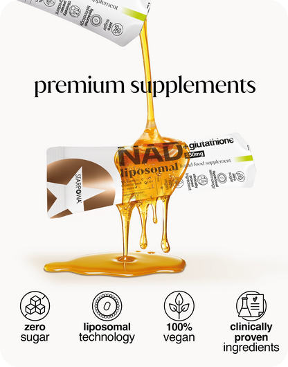 Nad+ Glutathione 250mg Liquid Liposomal - Bundle