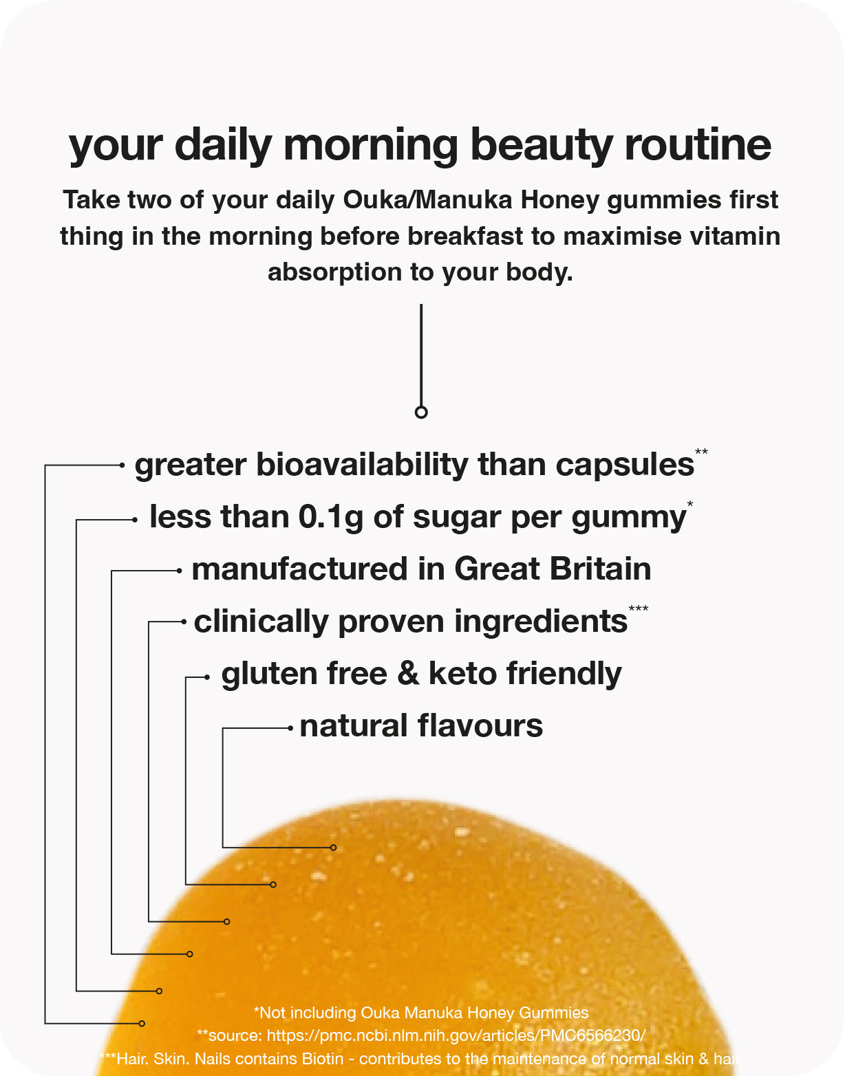 OUKA manuka honey 525MGO+ gummies