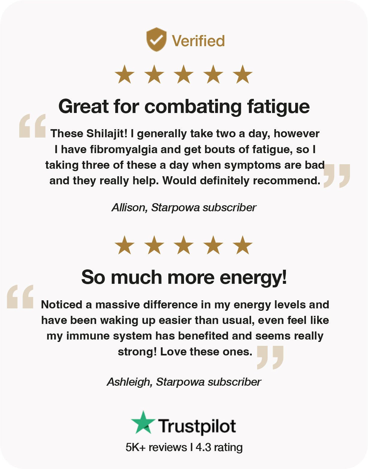 ENERGY+ Shilajit 300mg gummies