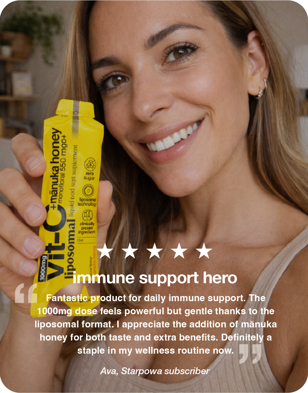 Vit-C 1000mg + Manuka Honey Liquid Liposomal
