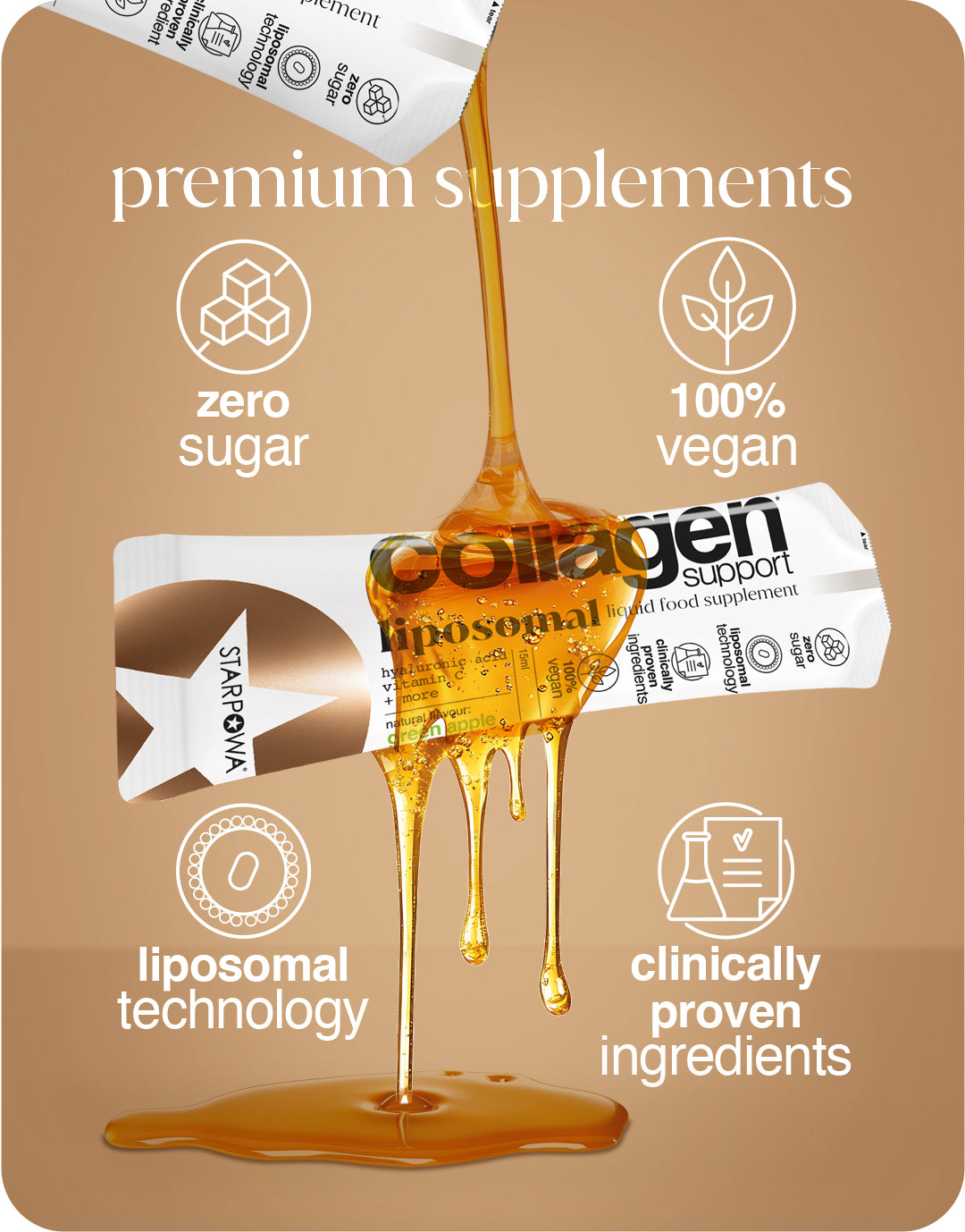 Vegan Collagen Support Liquid Liposomal