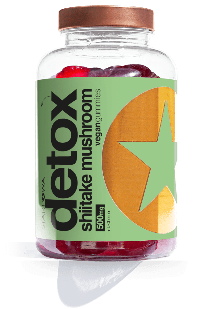 detox shiitake 500mg gummies