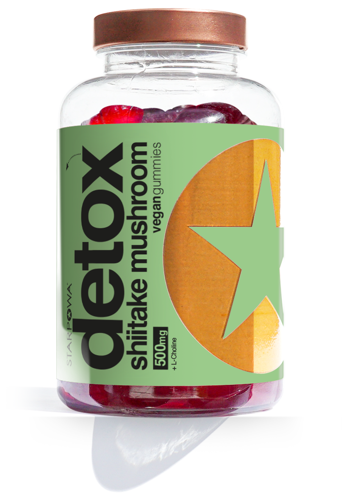 detox shiitake 500mg gummies